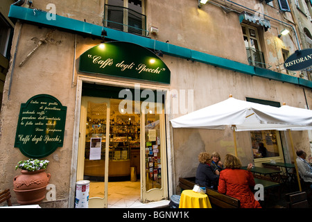 Caffè degli Specchi, Genova, Italia Foto Stock