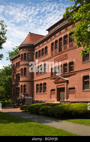 SEVER Hall è stato completato nel 1880 ed è una pietra miliare storica nazionale su Harvard University - CAMBRIDGE, Massachusetts Foto Stock