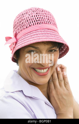 Ritratto di una donna matura sorridente Foto Stock