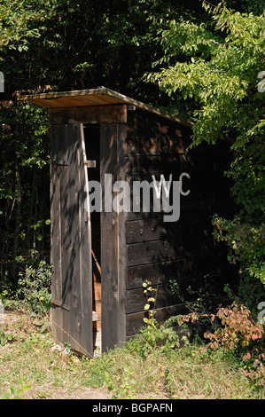 Outhouse Foto Stock