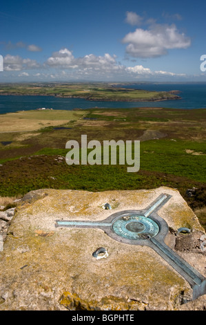 Vista da Carn Llundain- Galles Foto Stock