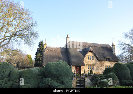 Grande casa di paglia in Chipping Campden Foto Stock