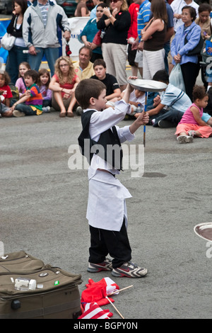 Toronto Buskerfest, Australian bambino attore Foto Stock