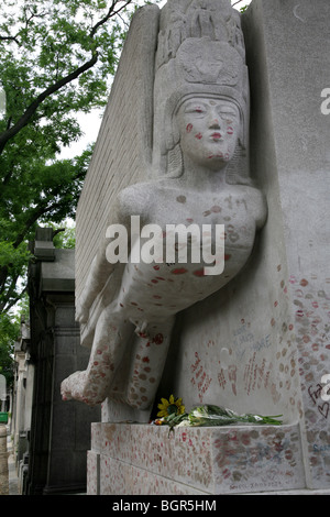 Oscar Wilde la tomba di Parigi Foto Stock