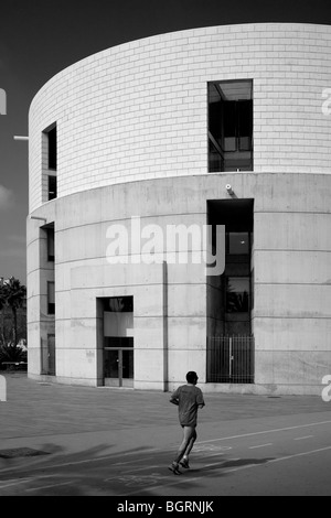 Centro meteorologico del villaggio olimpico, Barcellona, Spagna, Alvaro Siza Foto Stock