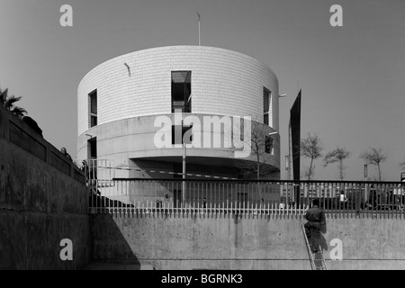 Centro meteorologico del villaggio olimpico, Barcellona, Spagna, Alvaro Siza Foto Stock