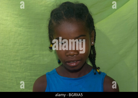 Ragazza malgascia, Madagascar Foto Stock