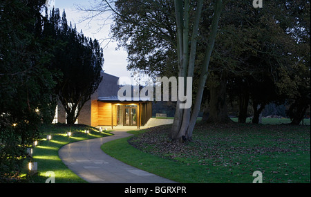 Yehudi Menuhin HALL - Yehudi Menuhin School, Cobham, Regno Unito, BURRELL FOLEY FISCHER Foto Stock