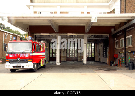 WEMBLEY la stazione dei vigili del fuoco, LONDRA, REGNO UNITO, BAILY GARNER Foto Stock