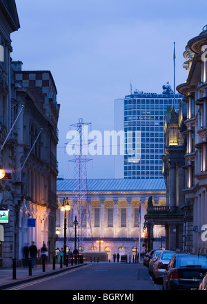 Il pilone, Birmingham, Regno Unito, architettura di blocco Foto Stock