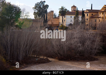 Fiume Quadalquivir e Cordoba Spagna Foto Stock