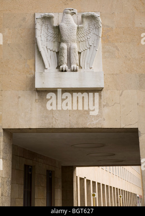 TEMPELHOF AIRPORT TERMINAL, Berlino, Germania, ERNST SAGEBIEL Foto Stock