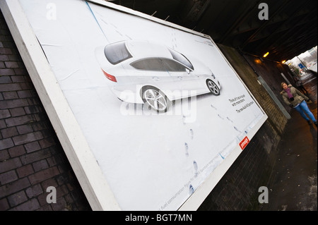 Audi A5 Sportback billboard sul sito primesight in Newport South Wales UK Foto Stock