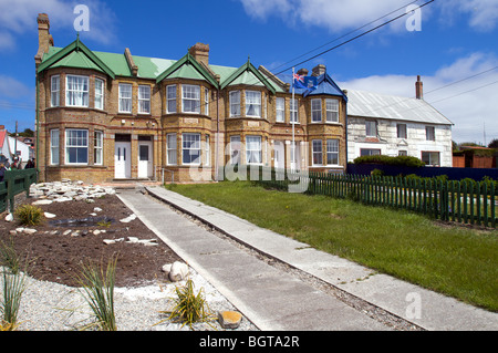 Port Stanley nelle isole Falkland Foto Stock