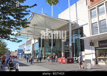 Southampton, al di sopra del Bar Street, Westquay Shopping Centre Foto Stock