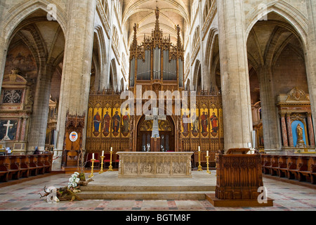 SAINTE-MARIE CATTEDRALE, AUCH Foto Stock