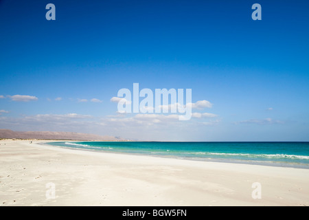 La spiaggia di Amak e Socotra Foto Stock