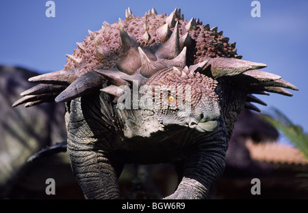 "Parque Cretacico', il sito dei mondi meglio conservati di orme di dinosauri vicino Sucre, Bolivia. Foto Stock