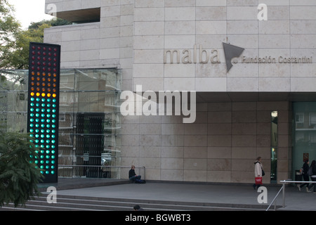 Malba (Latin American Art Museum) facciata in Buenos Aires Foto Stock
