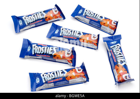 Sei Kelloggs Frosties cereali barre di latte Foto Stock