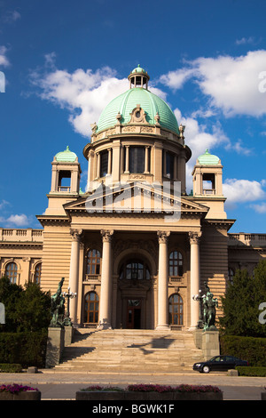 Beograd, il palazzo del parlamento Foto Stock