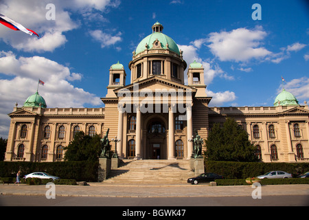 Beograd, il palazzo del parlamento Foto Stock