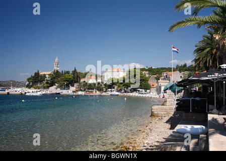 Isola di Lopud Sud Dalmazia isole Elafiti vicino a Dubrovnik Foto Stock