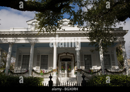 La Magnolia Mansion, Garden District, New Orleans, Louisiana Foto Stock