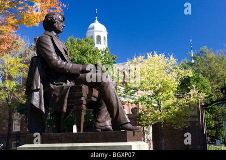 La Harvard University Campus, Cambridge, Massachusetts, STATI UNITI D'AMERICA Foto Stock