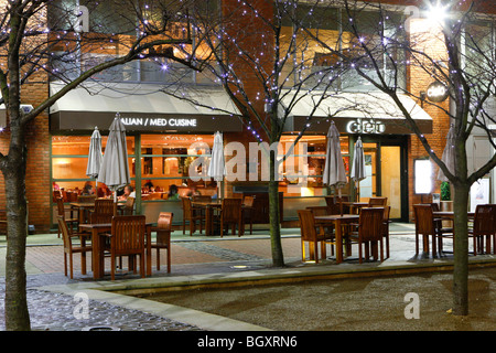 Cielo ristorante a Brindleyplace, Birmingham. Foto Stock