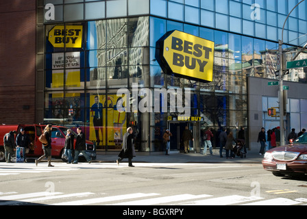 Il Best Buy negozio di elettronica in Union Square a New York Foto Stock