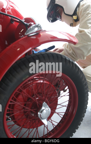 1933 mg di tipo C Midget, posseduto e guidato da Koichi Sugita. Le Mans Classic Car Race, Fuji Speedway, Giappone, Domenica, Novembre 11th, Foto Stock