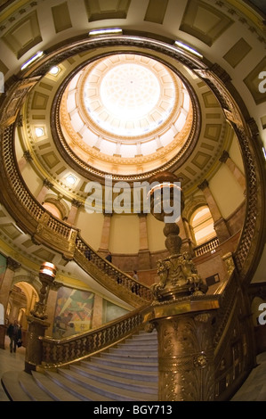 Scalone, Colorado State Capitol Building, Denver Foto Stock