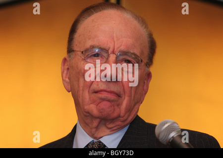 Rupert Murdoch, presidente e CEO di News Corporation offre un discorso a Tokyo, Giappone Foto Stock