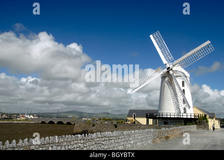 Il mulino a vento Blennerville, Tralee, Co. Kerry, Irlanda Foto Stock