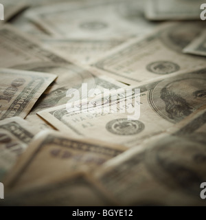 100 le fatture del dollaro Foto Stock
