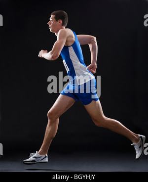 Corridore dell'atleta Foto Stock