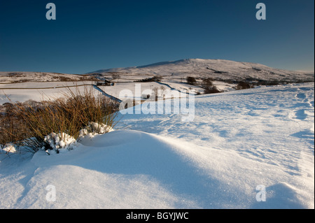 Howgills orientale visto da sopra York vicino Garsdale Foto Stock