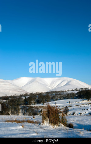 Howgills orientale visto da sopra York vicino Garsdale Foto Stock