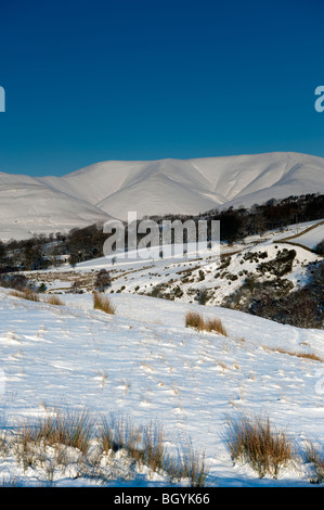 Howgills orientale visto da sopra York vicino Garsdale Foto Stock