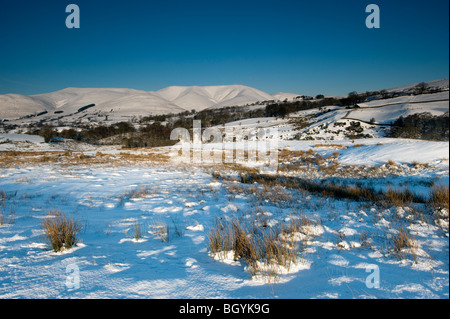 Howgills orientale visto da sopra York vicino Garsdale Foto Stock