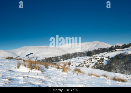 Howgills orientale visto da sopra York vicino Garsdale Foto Stock