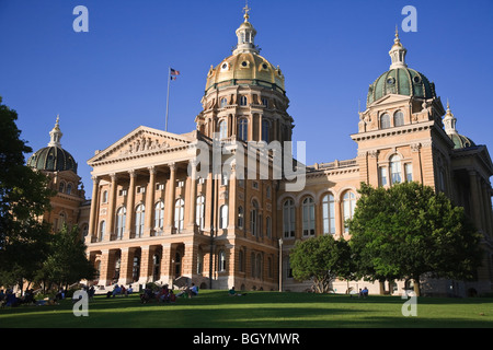 Iowa Stato nel capitale sociale di Des Moines, Stati Uniti d'America Foto Stock