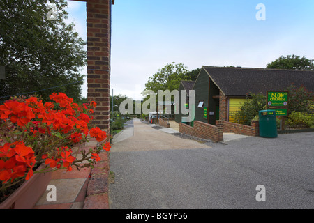 Kloof Caravan Park Bexhill superiore blocco doccia Foto Stock