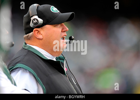 Rex Ryan head coach della New York getti Foto Stock