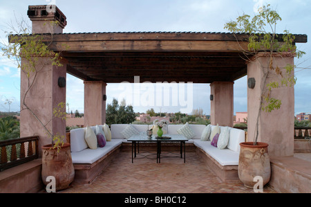 Casa marocchino alla periferia di Marrakech Foto Stock