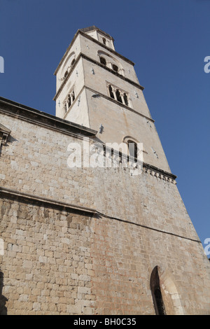 Monastero Francescano chiesa di San Salvatore di Placa Stradun Dubrovnik Croazia placa stradun Foto Stock