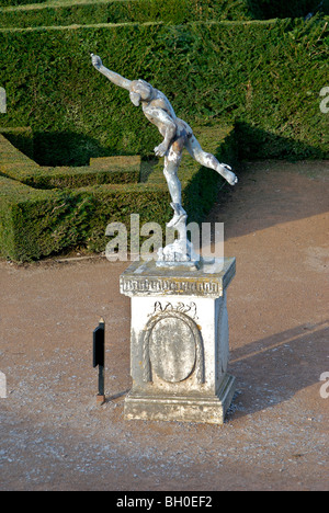 Statua, Il Palazzo di Blenheim e Woodstock, Oxfordshire, Regno Unito Foto Stock