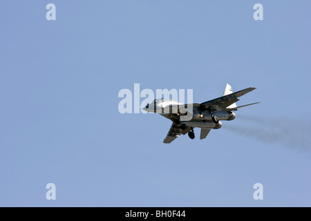 Aeronautica Militare Polacco Mig-29 a RAF Leuchars Airshow 2009, Fife, Scozia Foto Stock