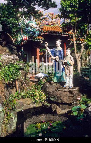Tempio vicino tempio Bao-An, Taipei Northern Taiwan, Taiwan R.O.C. Foto Stock